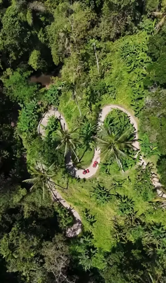 The Snake Curve Trail at KUBER ATV Bali